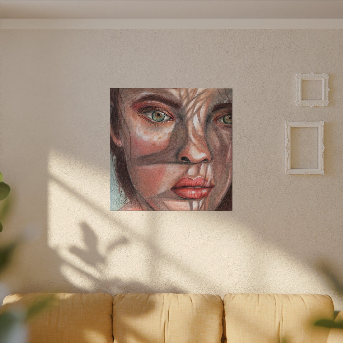 Woman In the Shadows Canvas Gallery Wrap