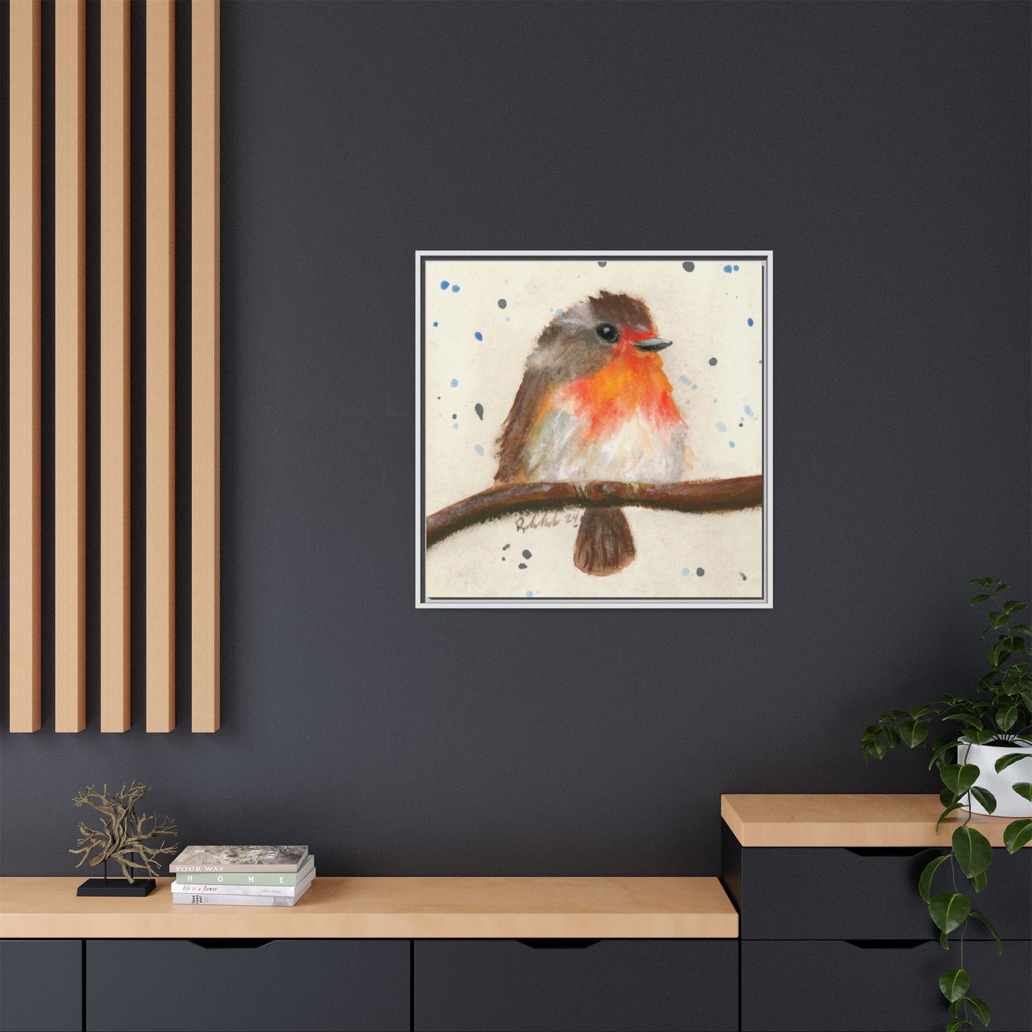 Robin Bird Framed Wall Art