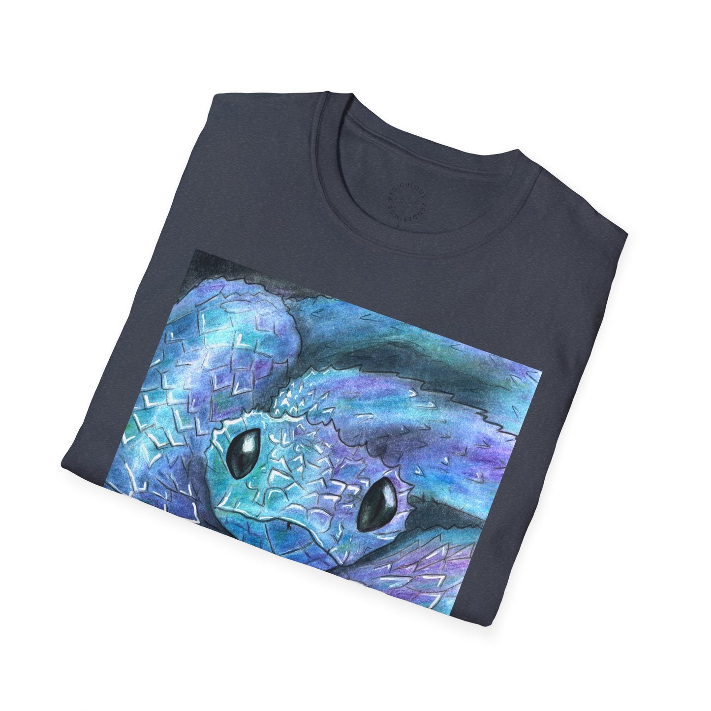 Cute Snake Unisex Softstyle Print T-Shirt