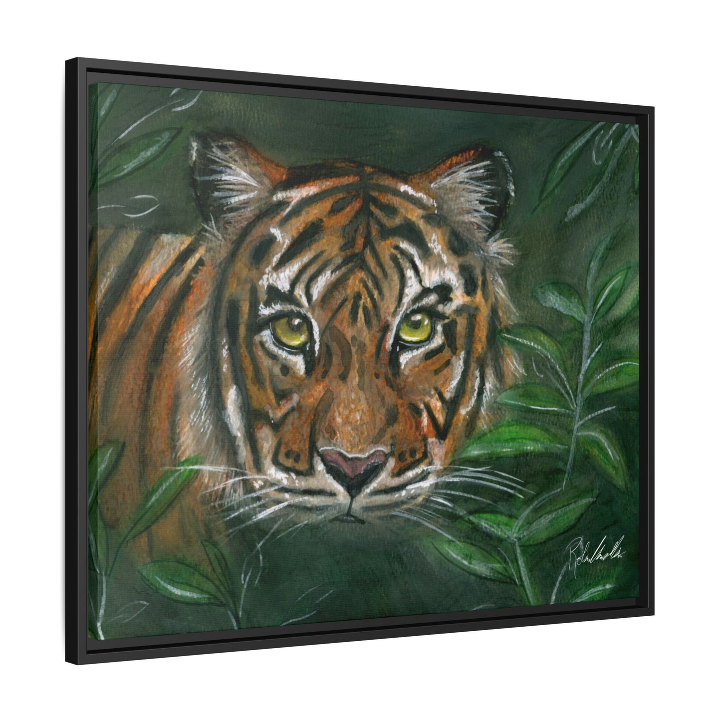 Jungle Tiger Framed Wall Art