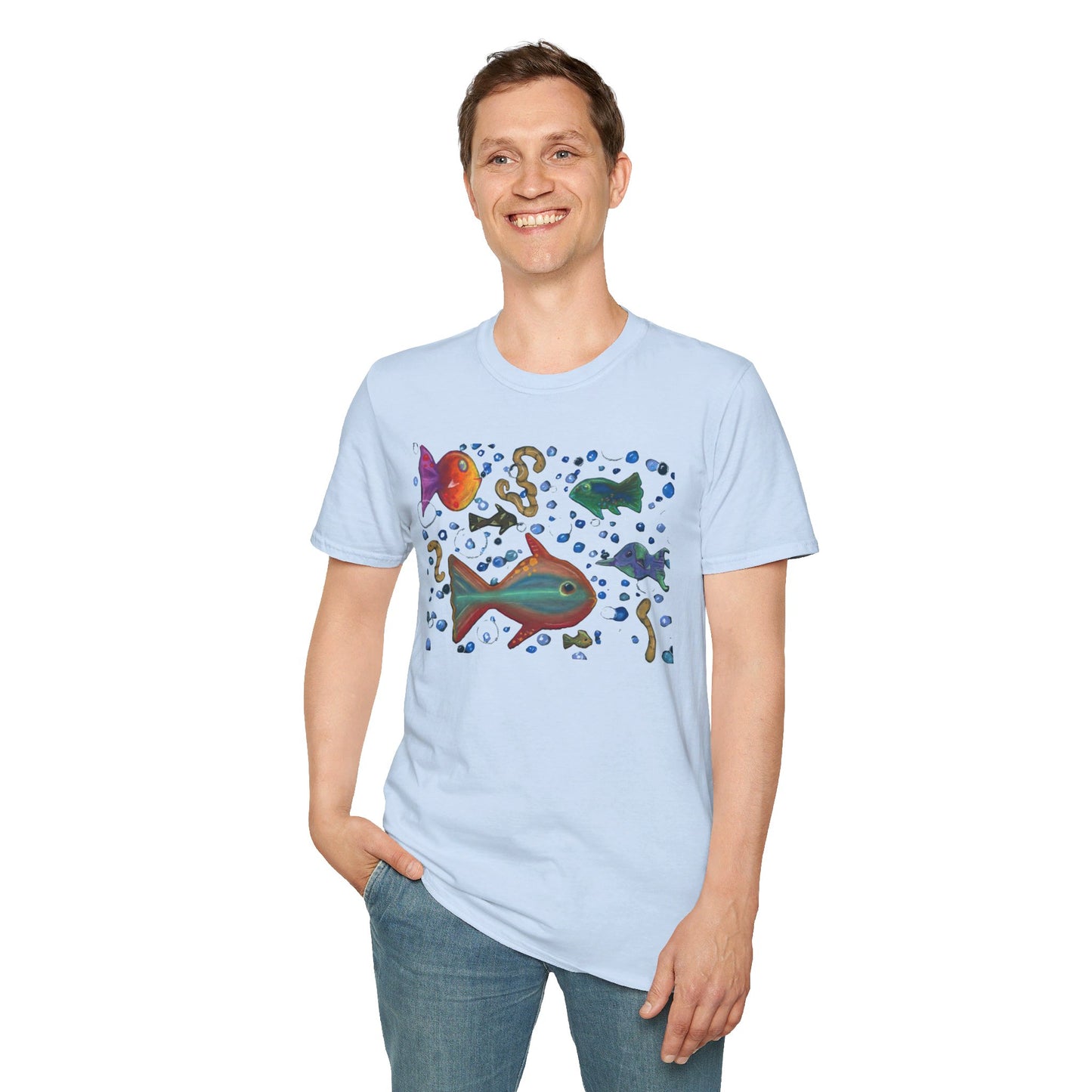 Fish Unisex Softstyle T-Shirt