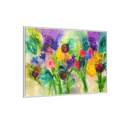 Abstract Flowers Framed Wall Art