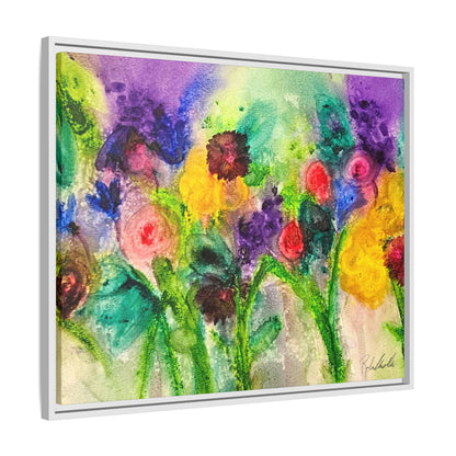 Abstract Flowers Framed Wall Art