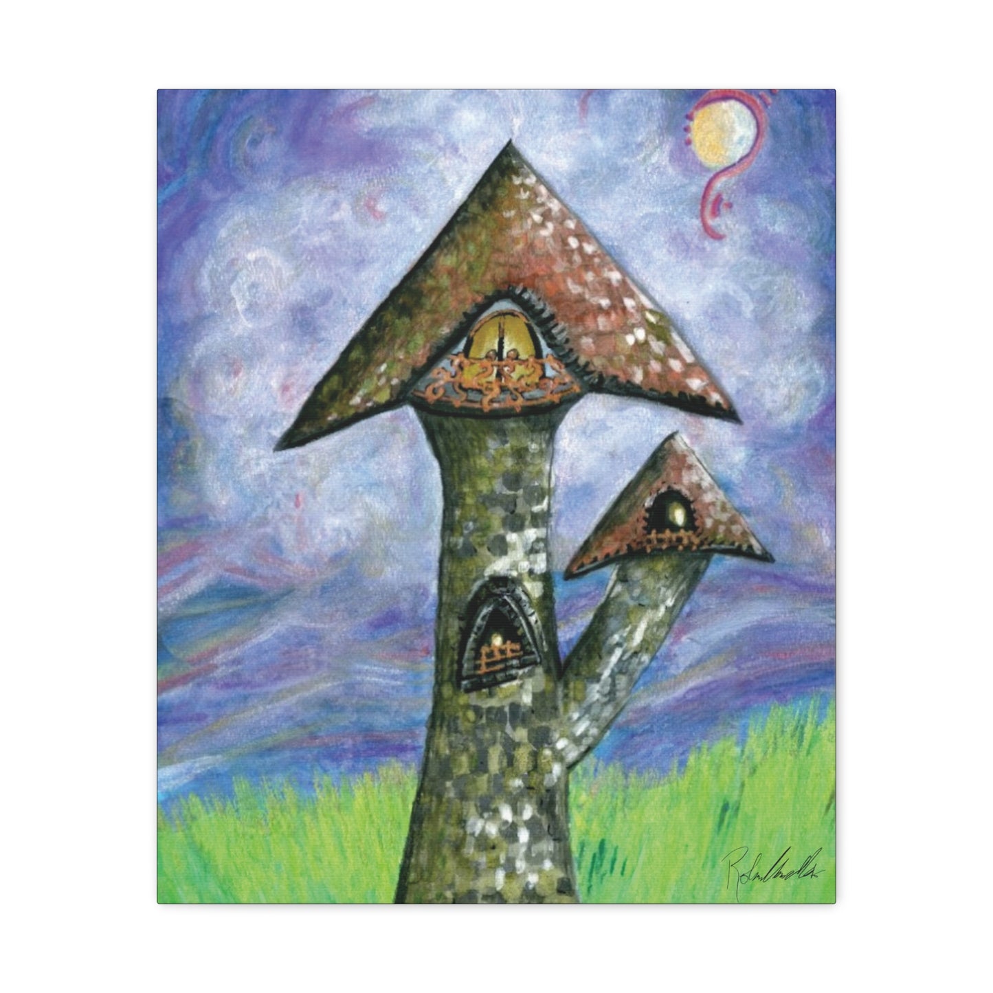 Castle Tower Canvas Gallery Wrap