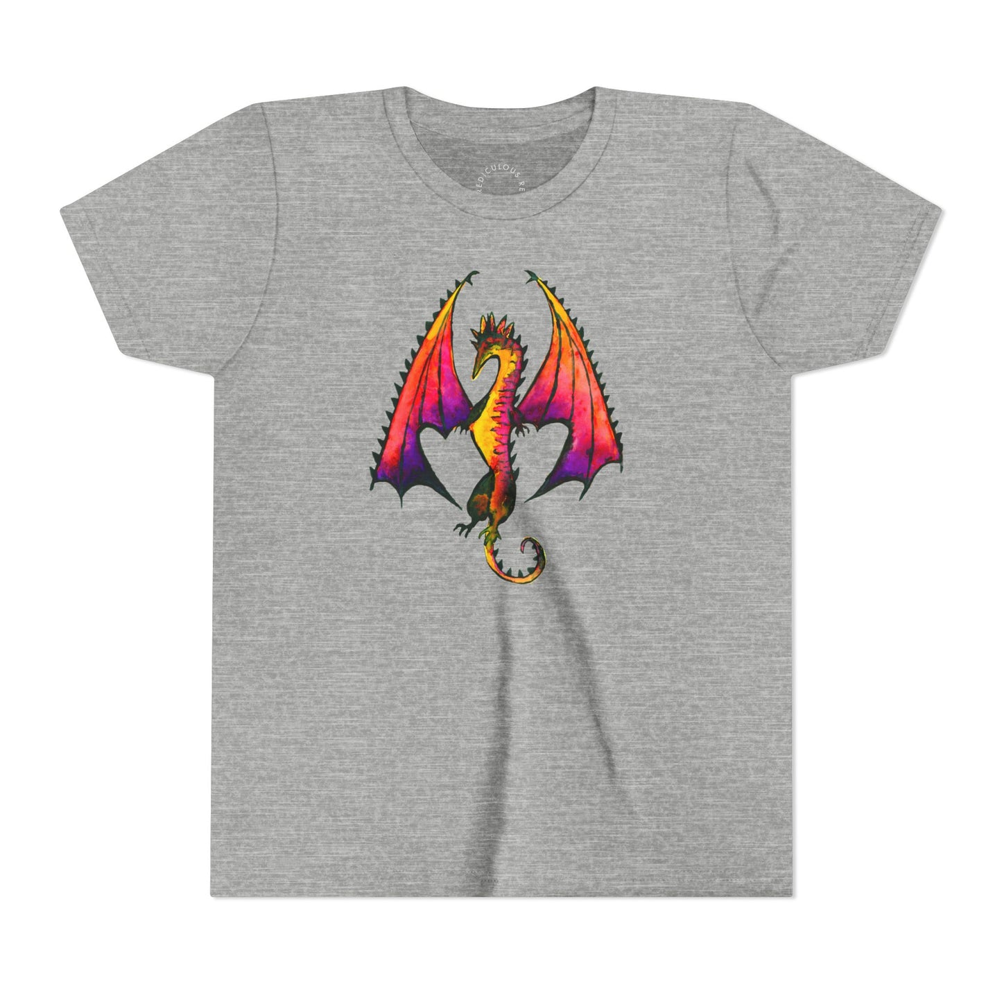 Kids Dragon T-Shirt — Colorful Fantasy Dragon Youth Tee
