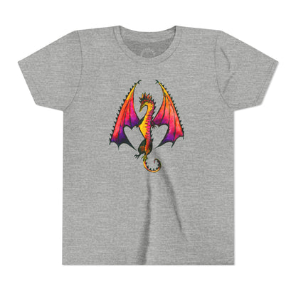 Kids Dragon T-Shirt — Colorful Fantasy Dragon Youth Tee