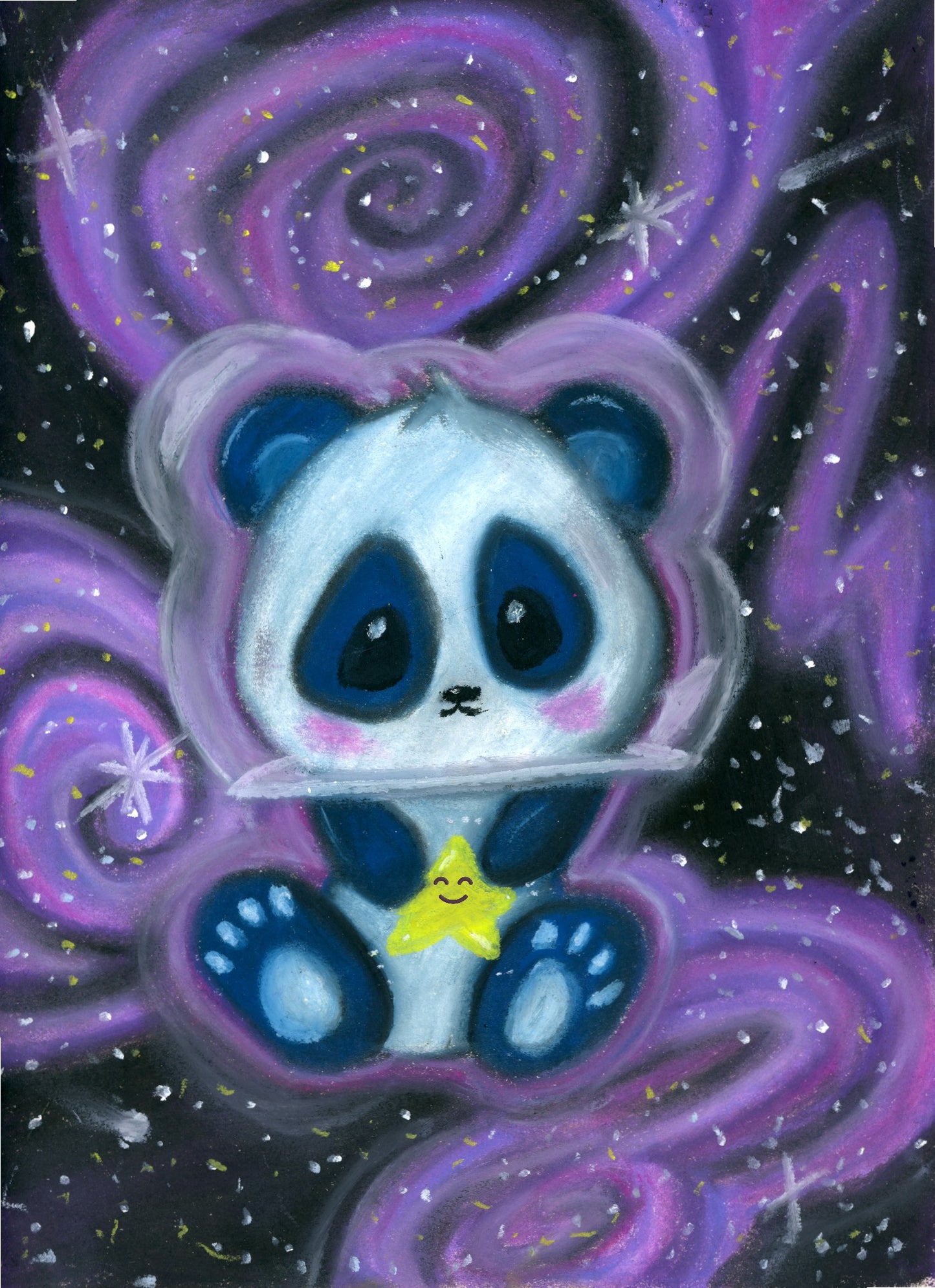 Space Panda 8x10 Museum Grade Fine Art Print